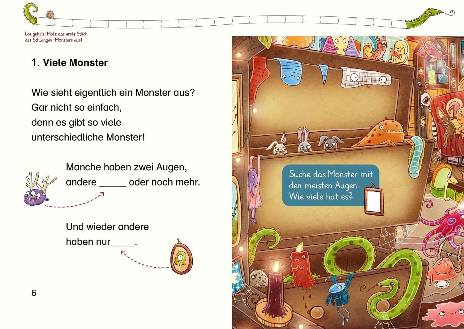 101 Monster rechnen wie wild! Wort + Zahl = genial! Level 1 Ruby van der Bogen 9783751206747 Friedrich Oetinger GmbH (3)