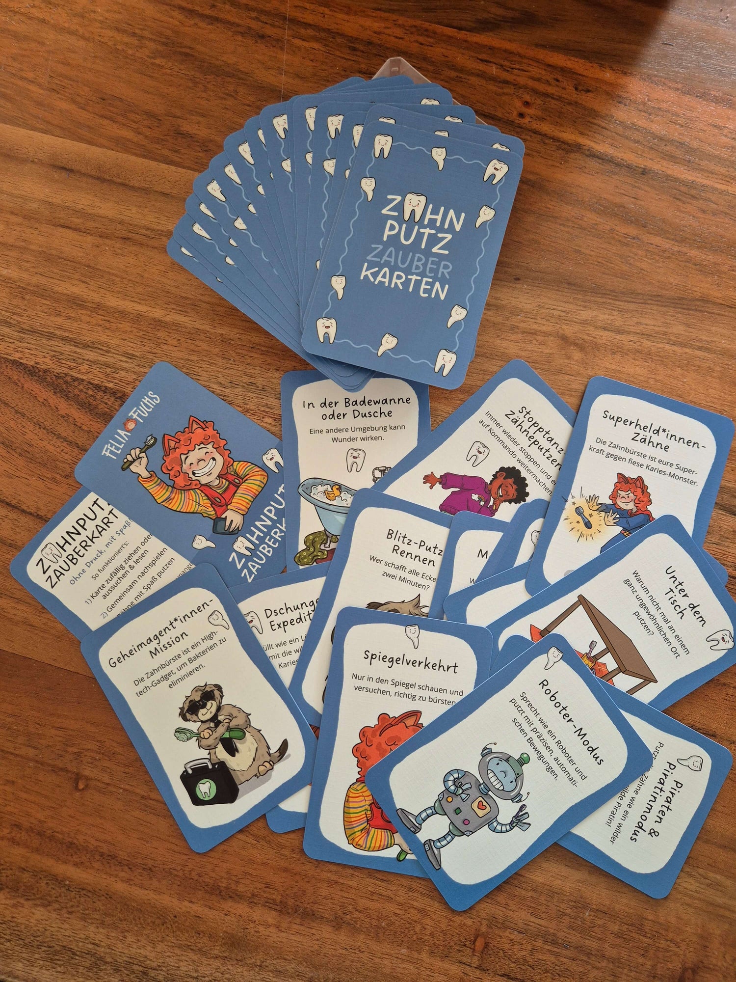 Felia Fuchs - Zahnputz Zauberkarten