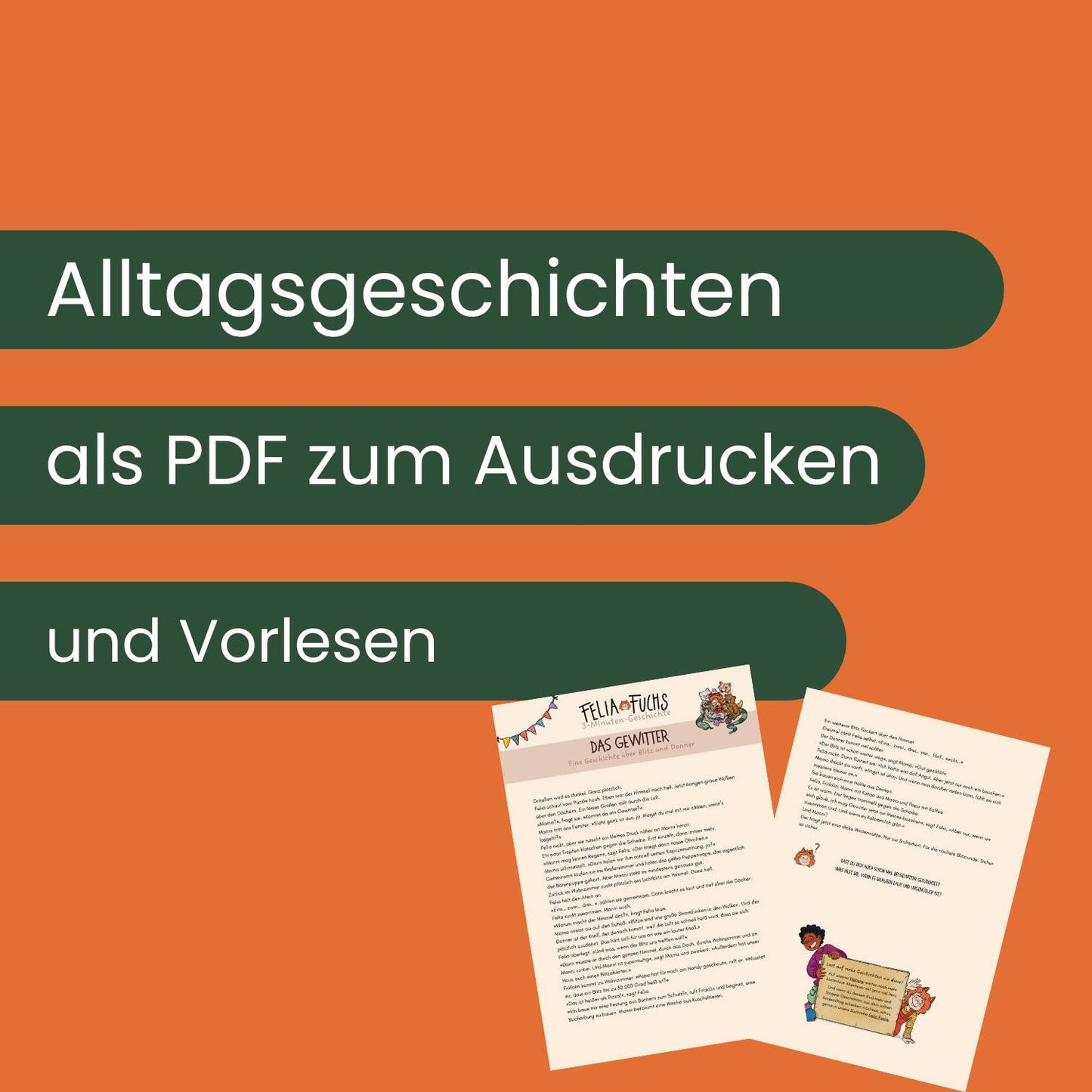 Felia Fuchs - 3-Minuten-Geschichten (1)