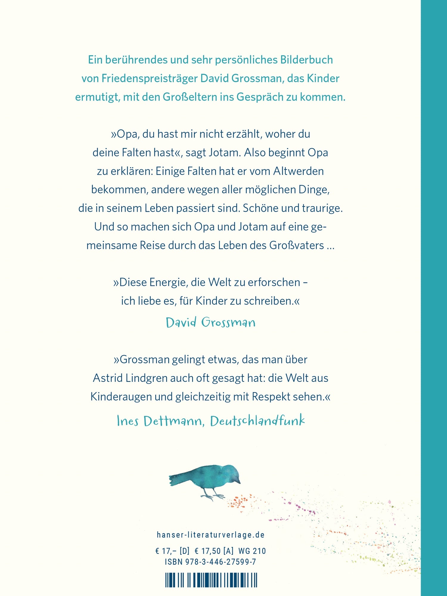 Opa, warum hast du Falten?