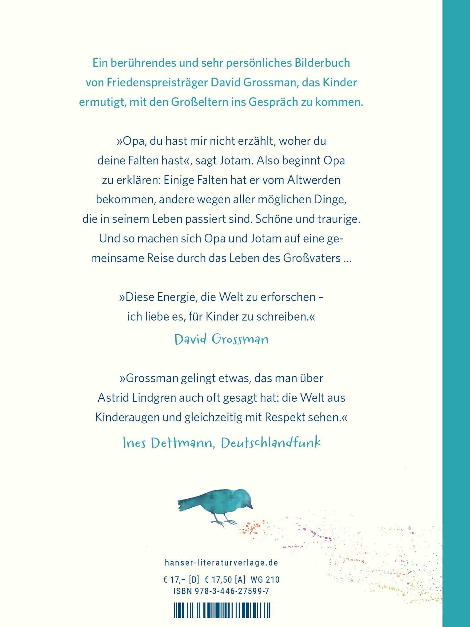 Opa, warum hast du Falten?