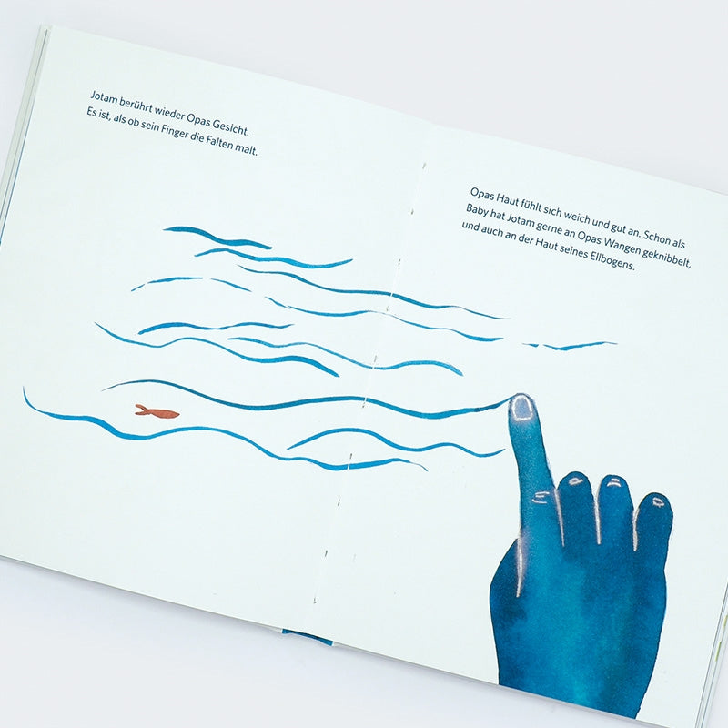 Opa, warum hast du Falten?