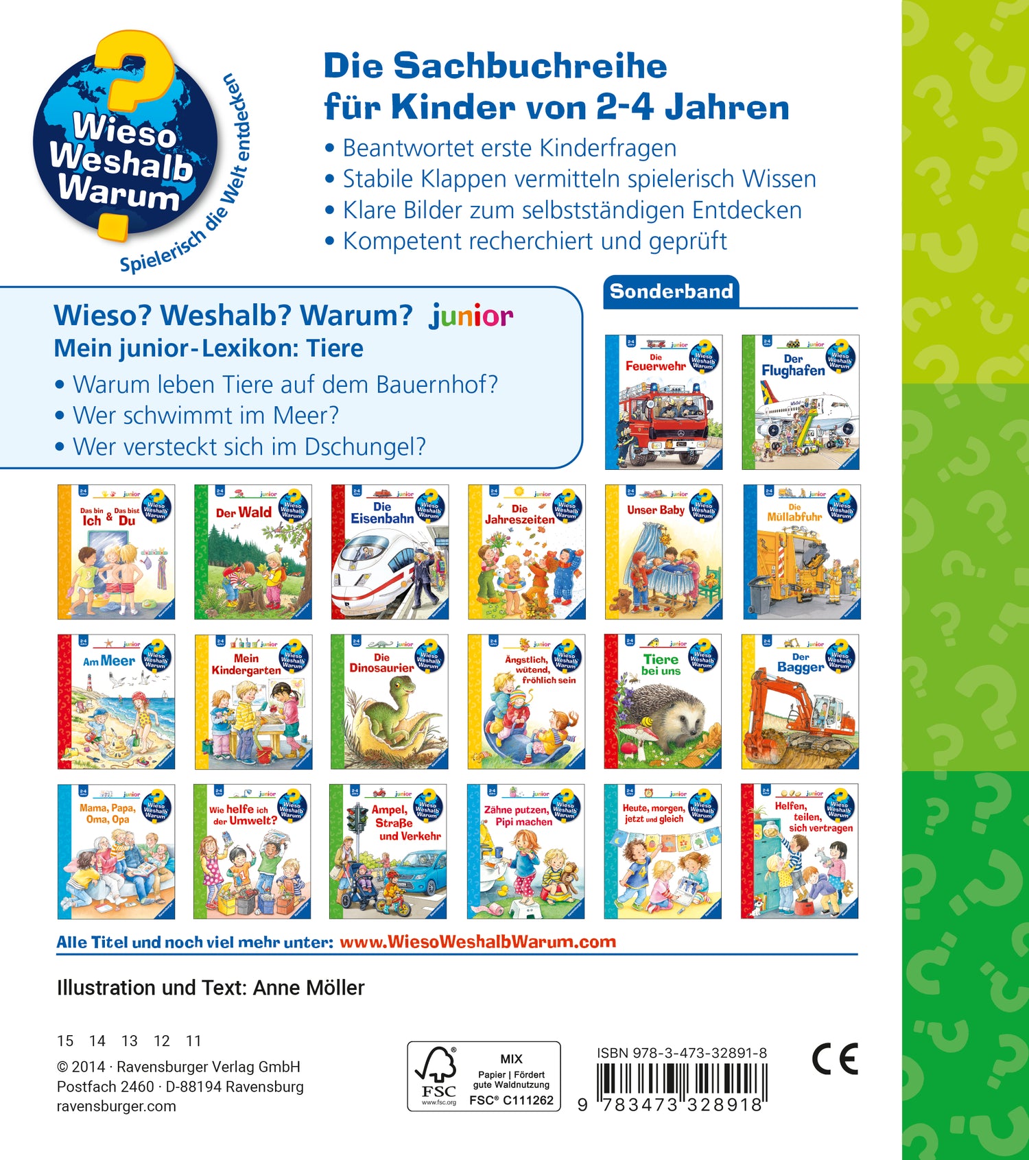 Wieso? Weshalb? Warum? Sonderband - Mein junior-Lexikon: Tiere