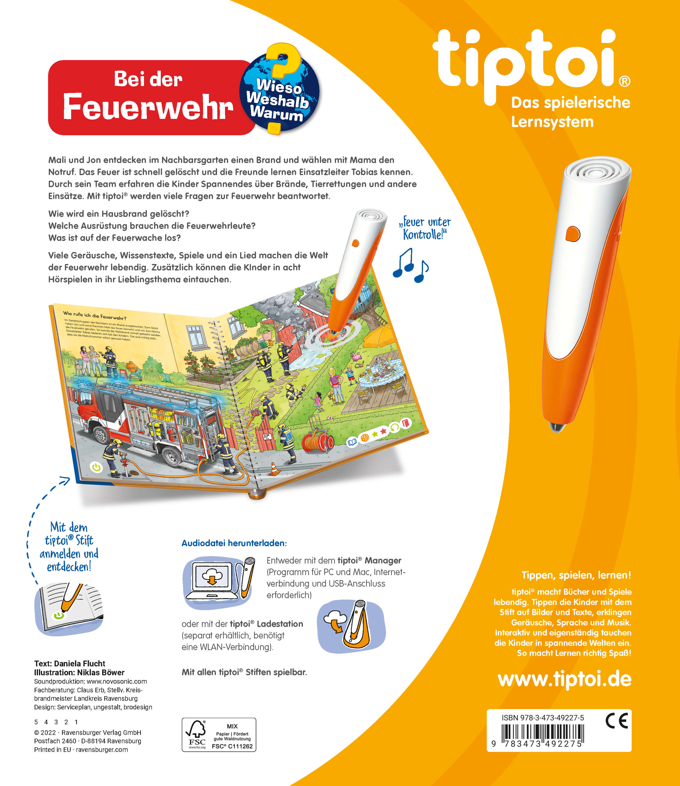 tiptoi® Wieso? Weshalb? Warum? - Bei der Feuerwehr