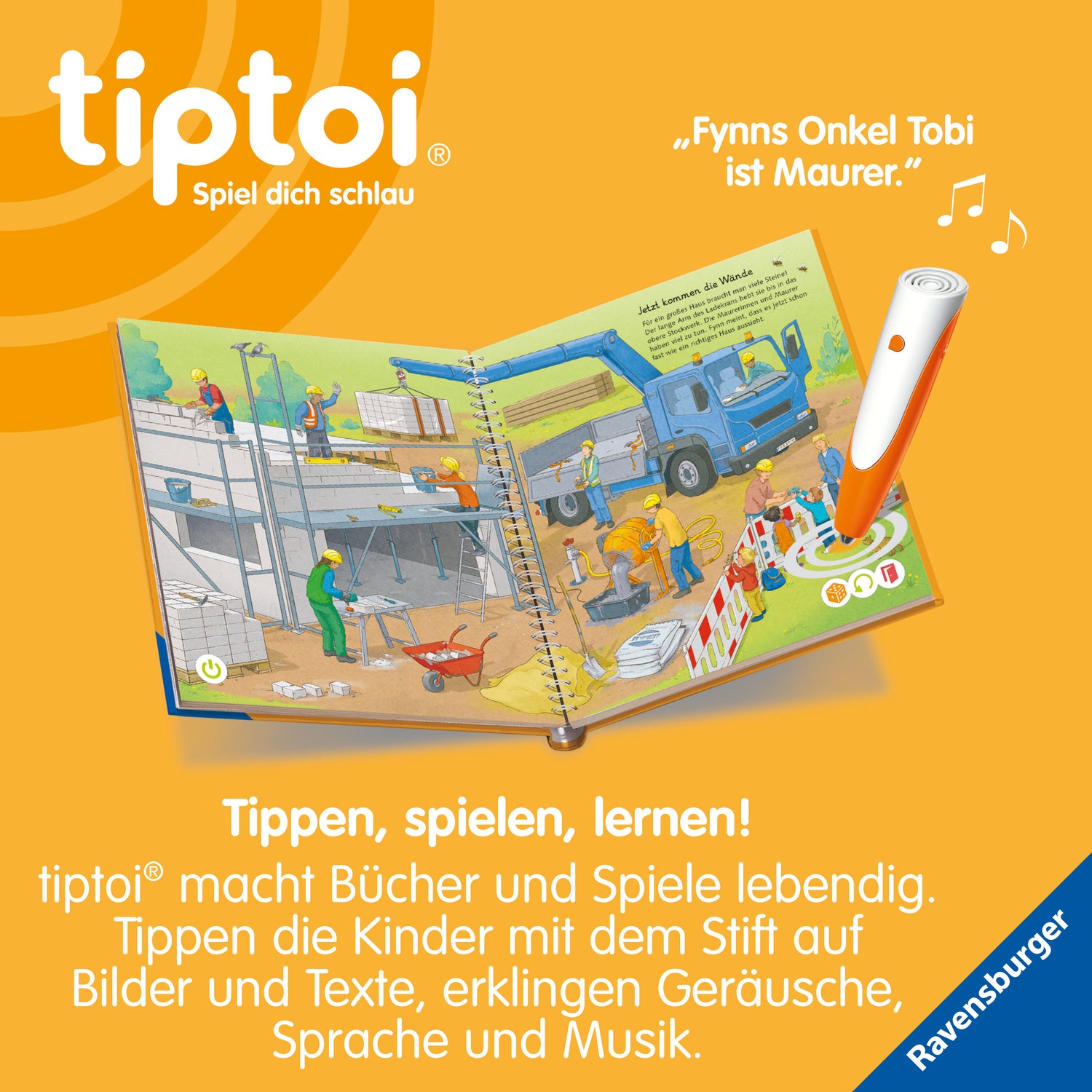 tiptoi® Mein Wörter-Bilderbuch - Baustelle