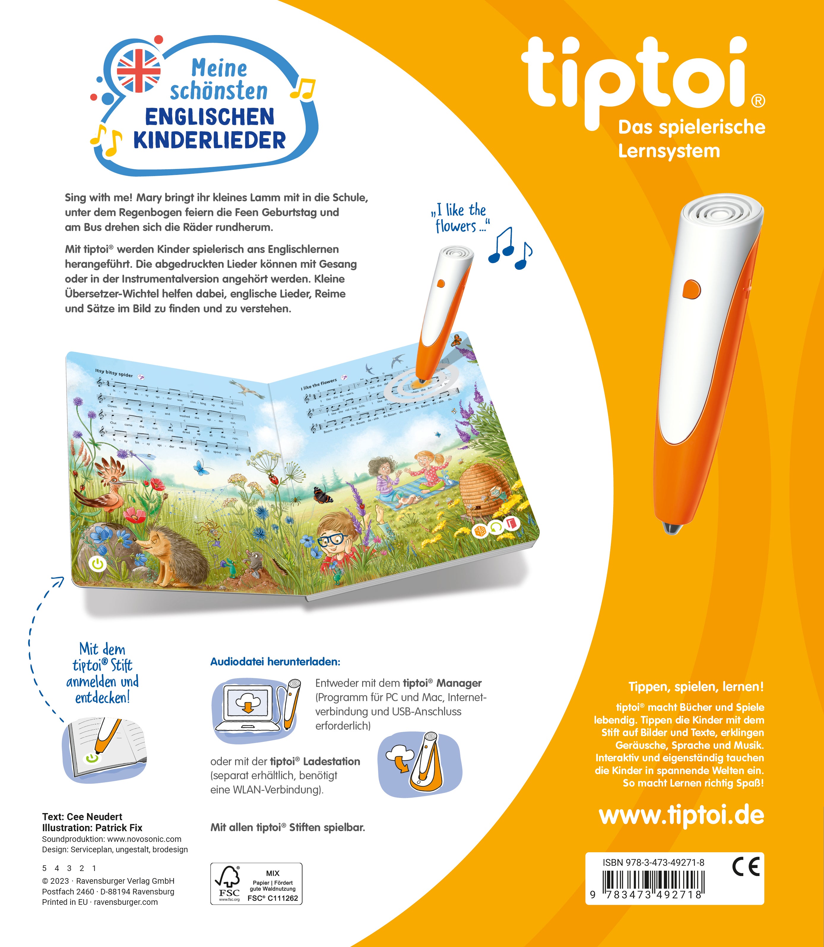 tiptoi® Liederbücher - Meine schönsten englischen Kinderlieder