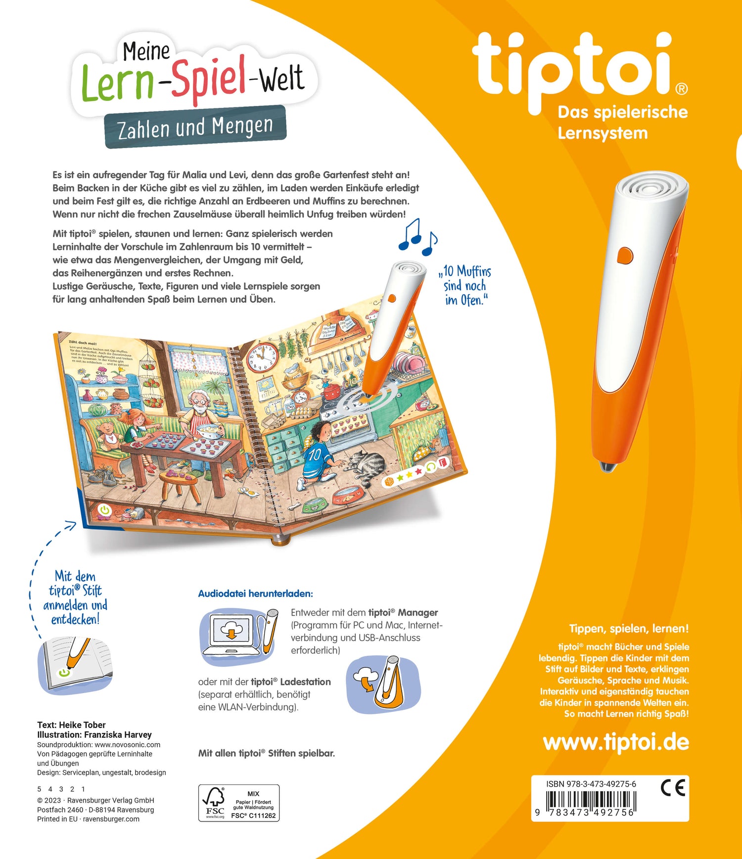 tiptoi® Meine Lern-Spiel-Welt - Zahlen und Mengen