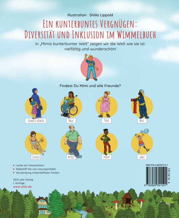 Mimis kunterbunte Welt: Vielfalt im Wimmelbuch