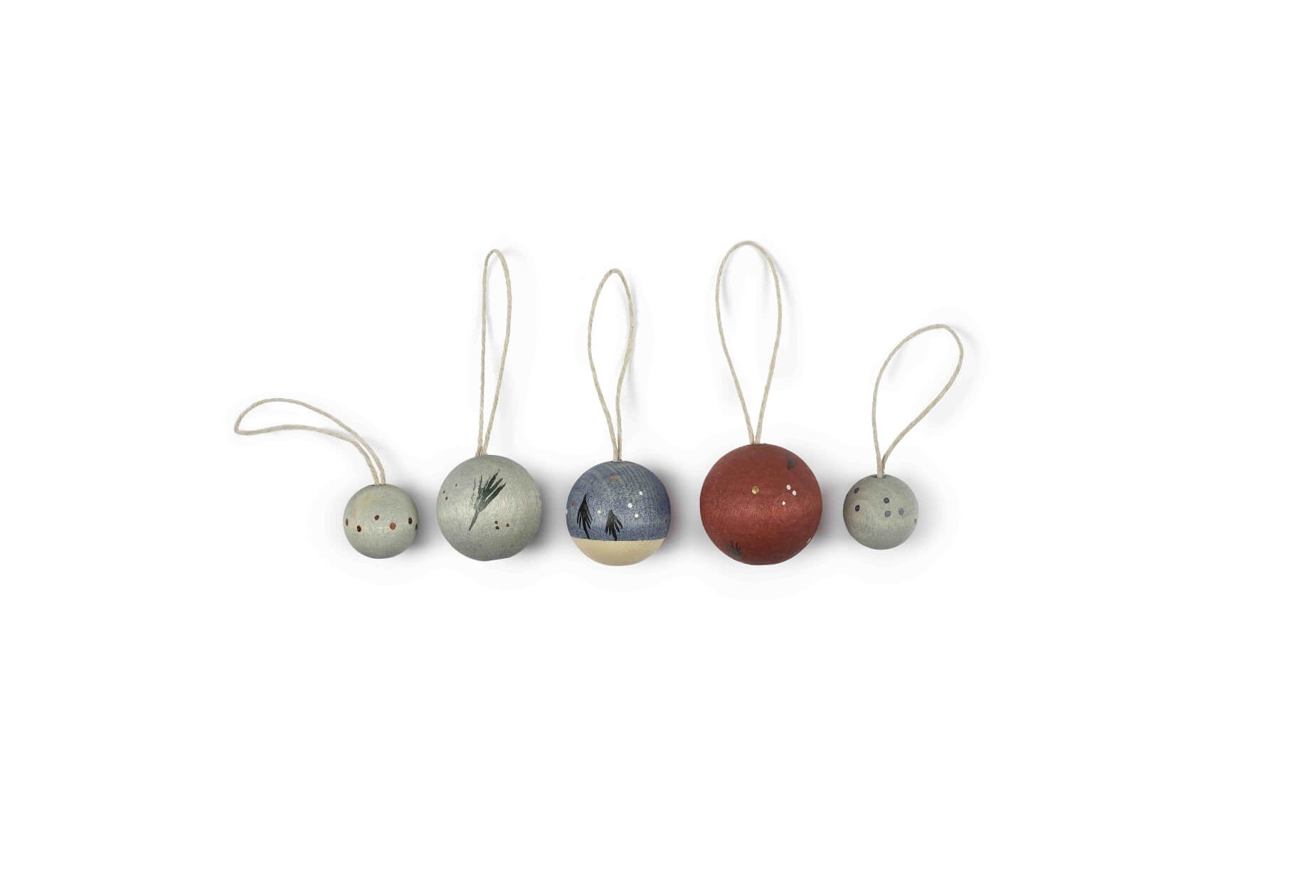 Grapat Wish Balls No. 7 - handbemalte Holzkugeln für freies Spiel und Dekoration