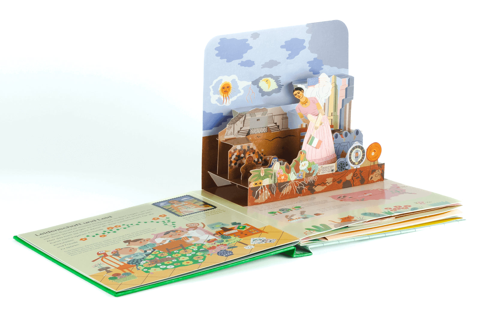 ART POPS: Frida Kahlo Ein Pop-up-Buch | Pop-up Bilderbuch über große Kün Alice Harman 9783737373869 FISCHER Duden Kinderb...