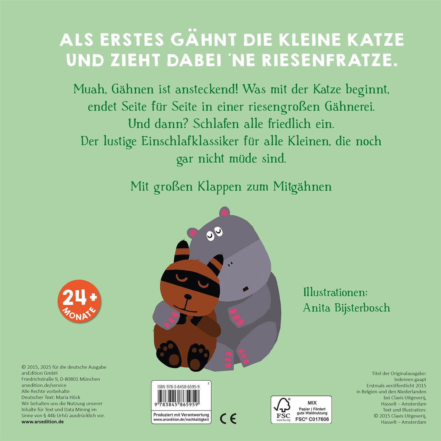 Alle müssen gähnen Mit großen Klappen 9783845865959 ArsEdition GmbH (2)