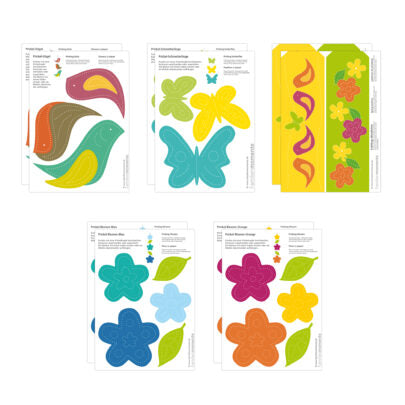 Prickelvorlagen Frühling - 10 Bogen