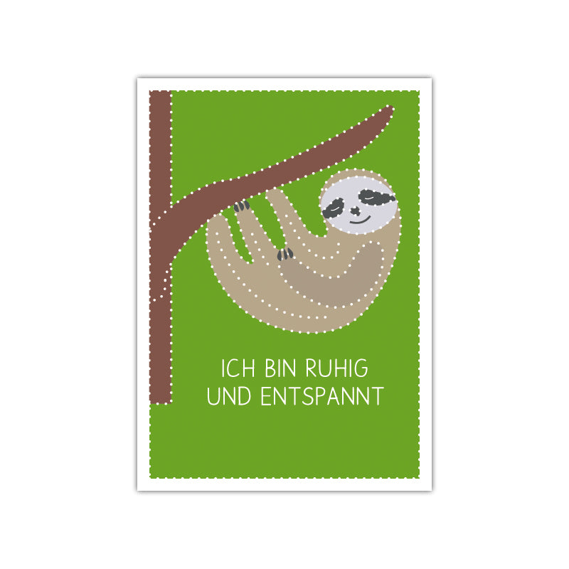 Prickel Set mit 24+1 Affirmationskarten