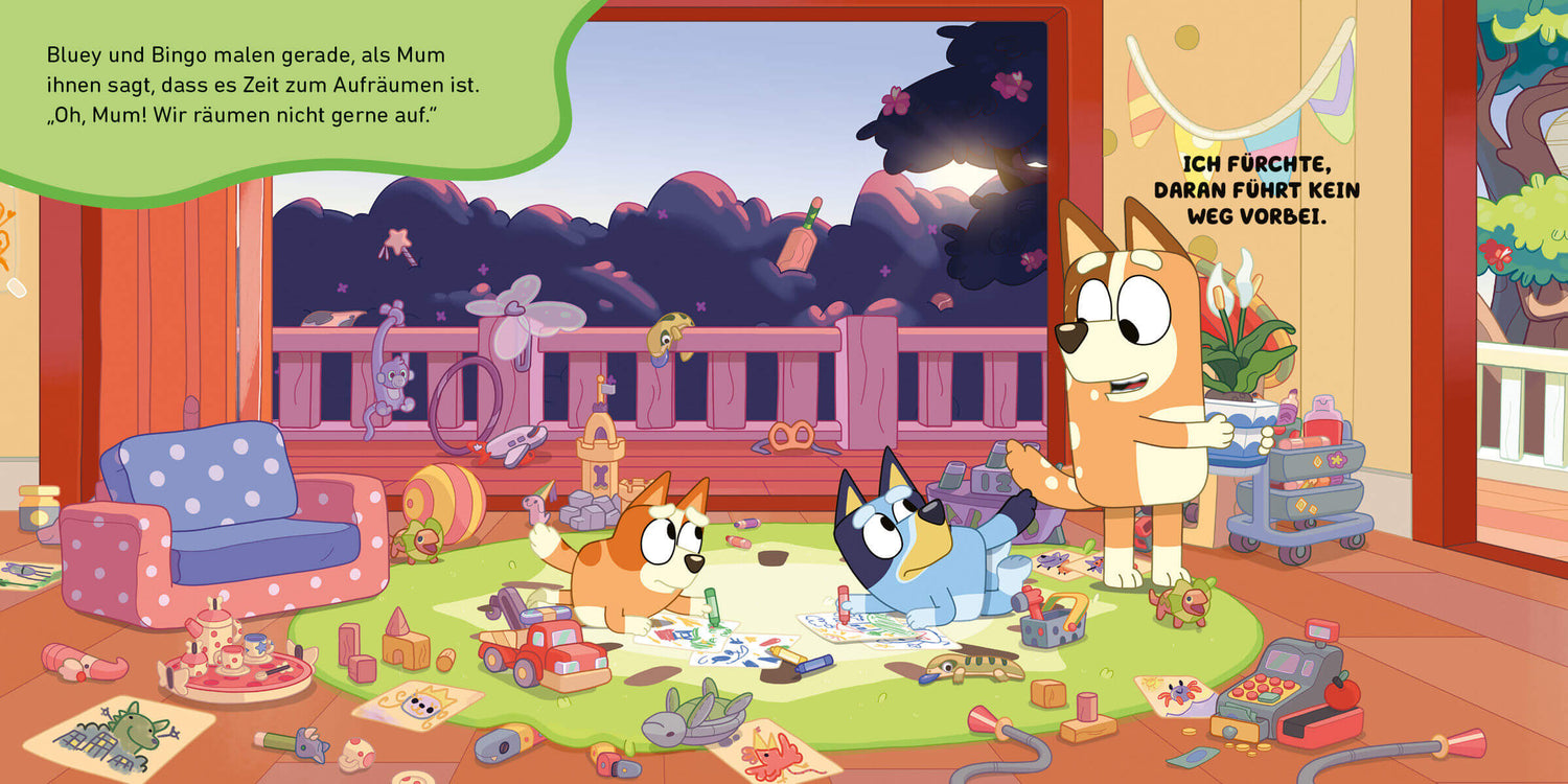 BLUEY – Papa Roboter Bilderbuch für Kinder ab 3 Jahren 9783570183274 cbj Kinderbücher Verlag (3)