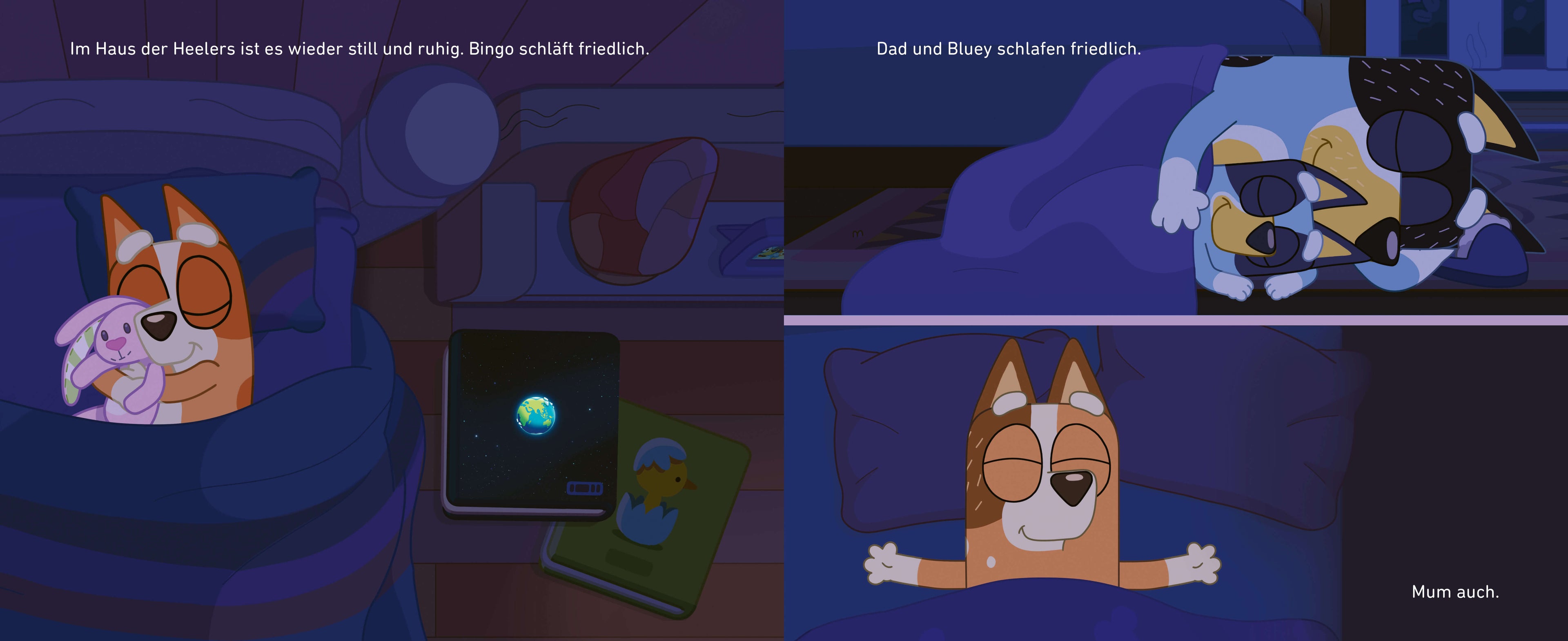 BLUEY – Schlaf gut Ein Bilderbuch für Kinder ab 3 Jahren — Mit 8 Ausk 9783570183076 cbj Kinderbücher Verlag (4)