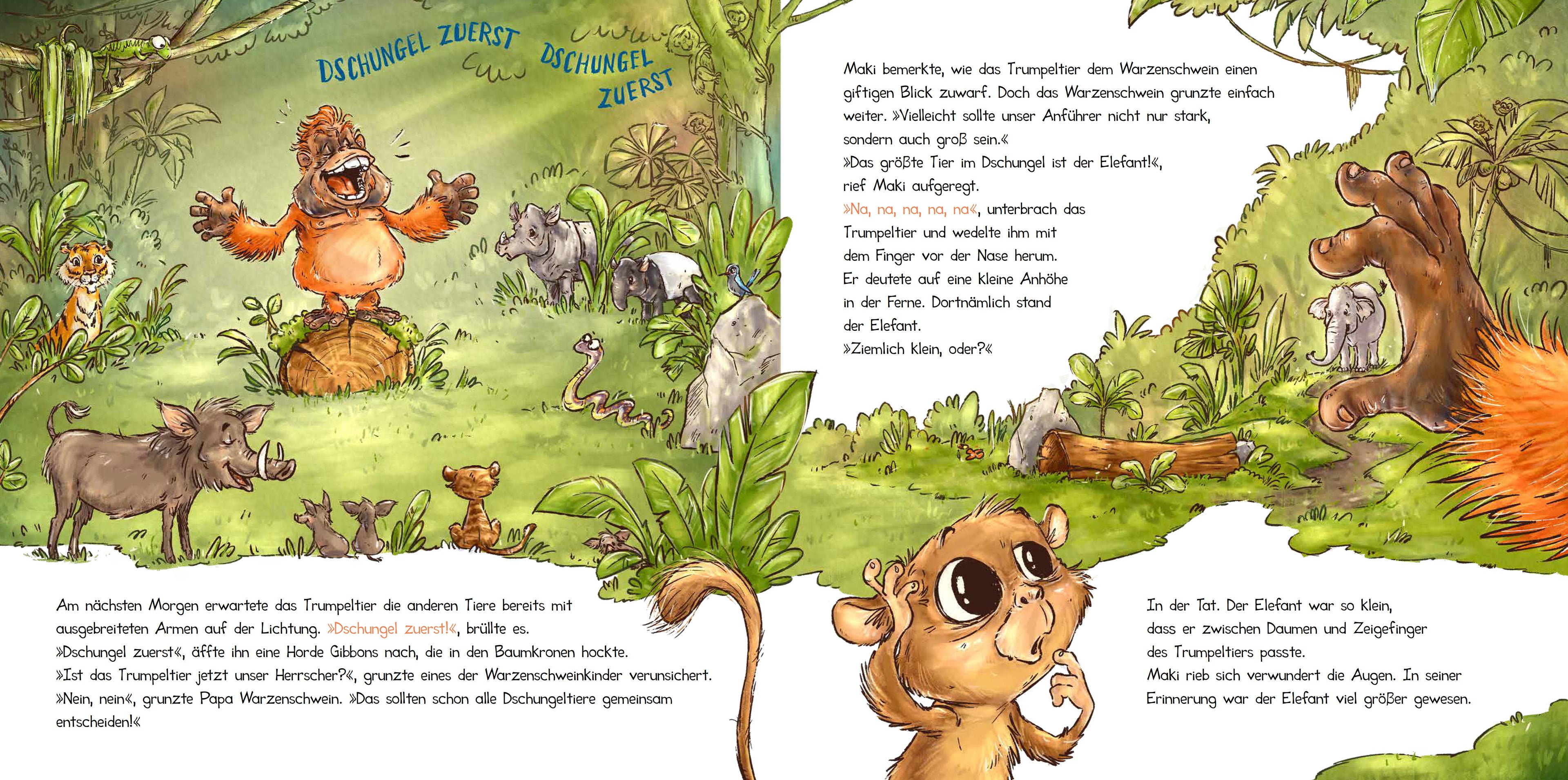 Baumhaus Verlag 978-3-8339-0959-7 Das Trumpeltier Eine erhellende Fabel über Gemeinschaft und faires (4)
