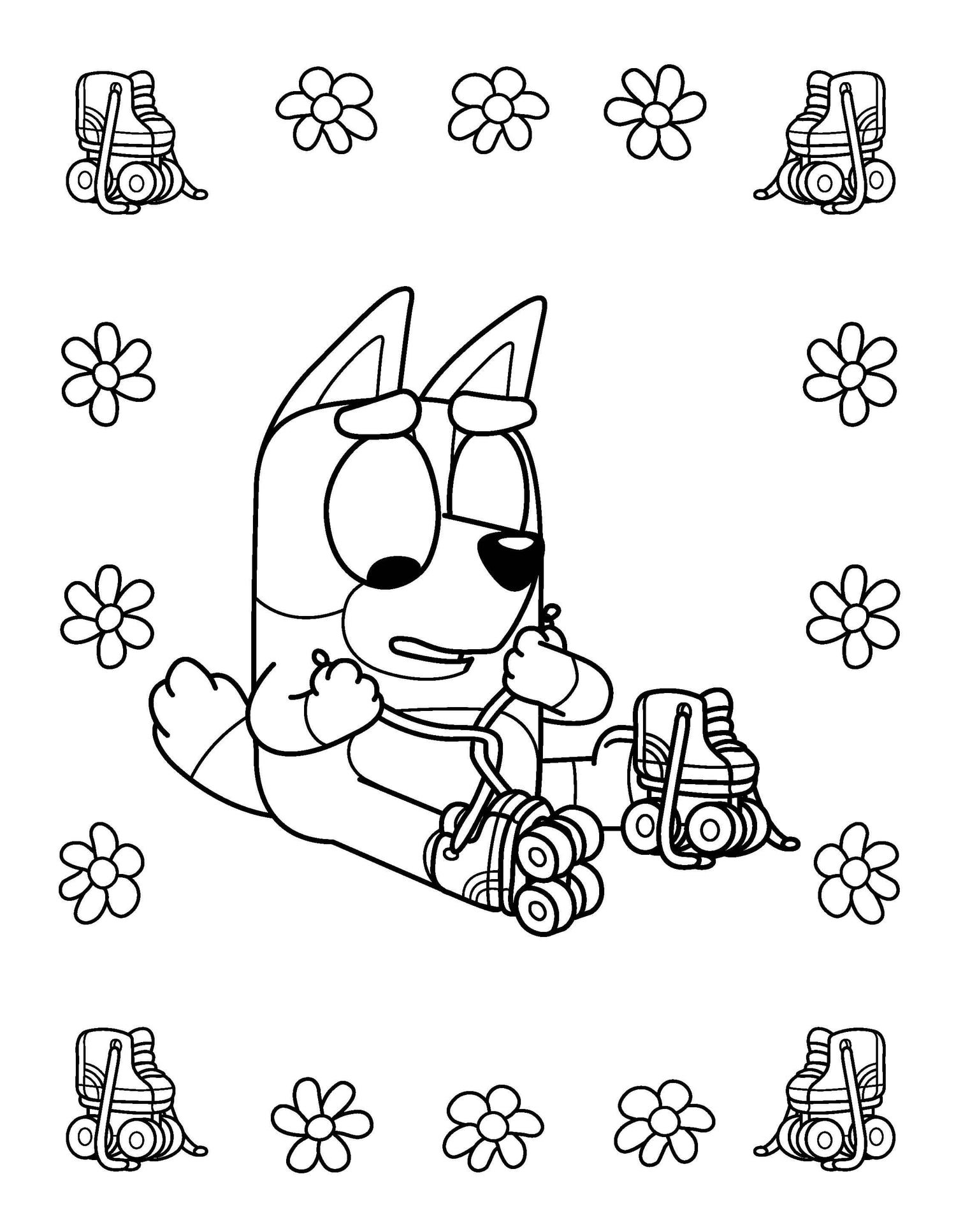 Bluey Mein Malblock Lustiges Malbuch für kleine Fans ab 3 Jahren der b 9783849947743 Schwager und Steinlein Verlag GmbH (5)