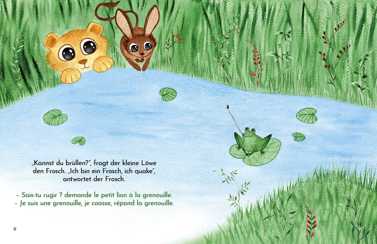 Brüll, kleiner Löwe - Rugis, petit lion Zweisprachig in Deutsch und Französisch über Ident Ingo Blum 9783949514364 Kleine...