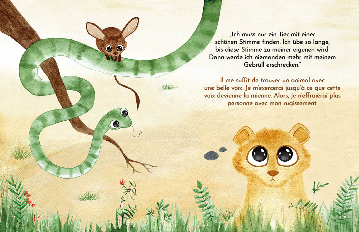 Brüll, kleiner Löwe - Rugis, petit lion Zweisprachig in Deutsch und Französisch über Ident Ingo Blum 9783949514364 Kleine...