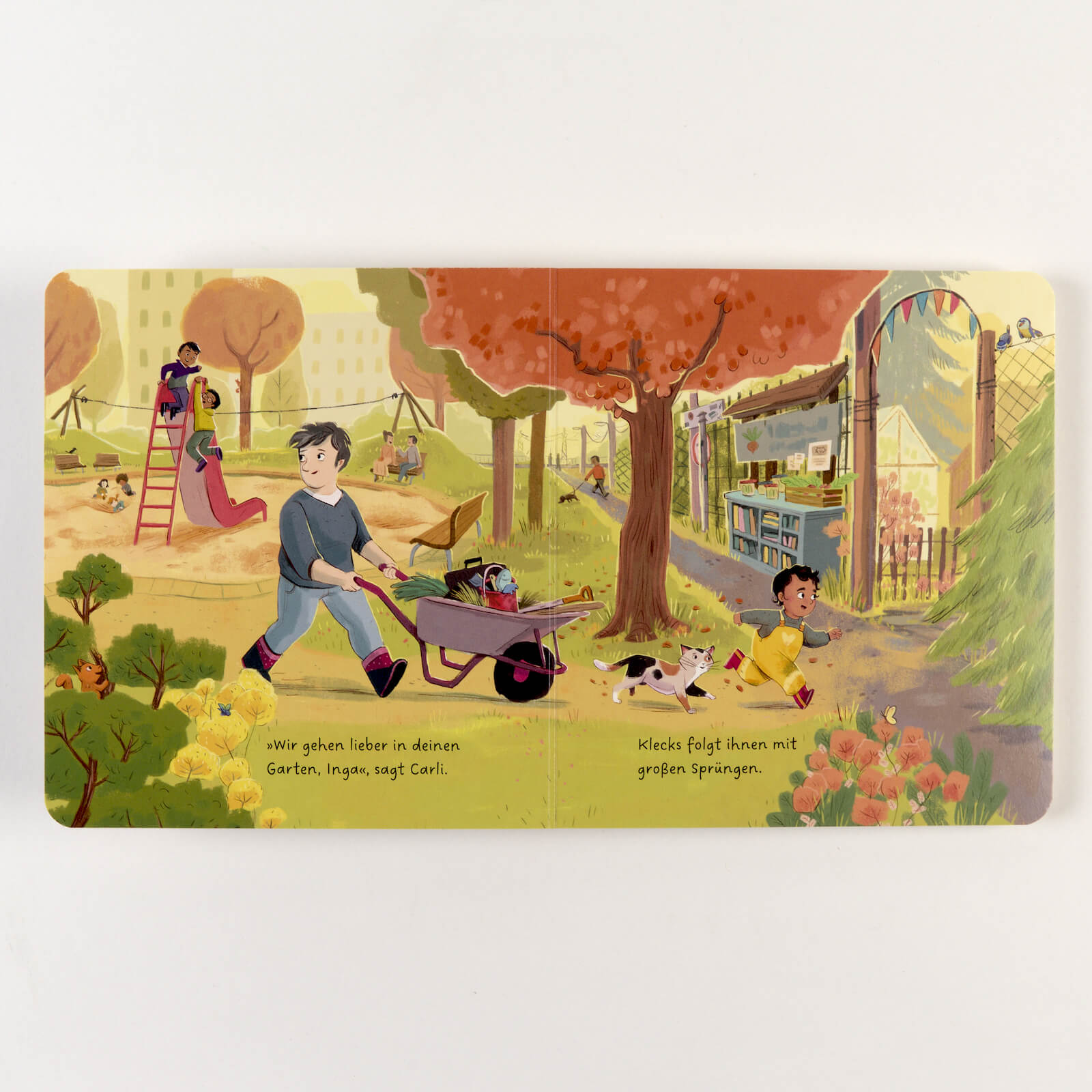 Carli und Klecks gehen auf den Spielplatz Große Momente für ganz Kleine. Bestärkendes Pappbi Lisa Hänsch 9783407759948 Ve...