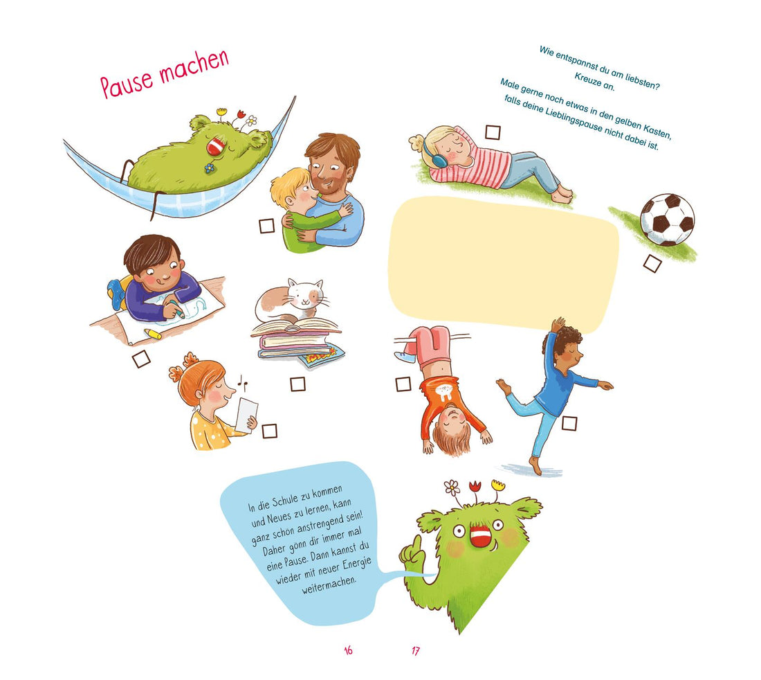 Carlsen  978-3-551-18930-1 Das kleine WIR: Mitmachspaß zum Schulstart Großes Eintragbuch zur Einschulung mit mutmachende (2)