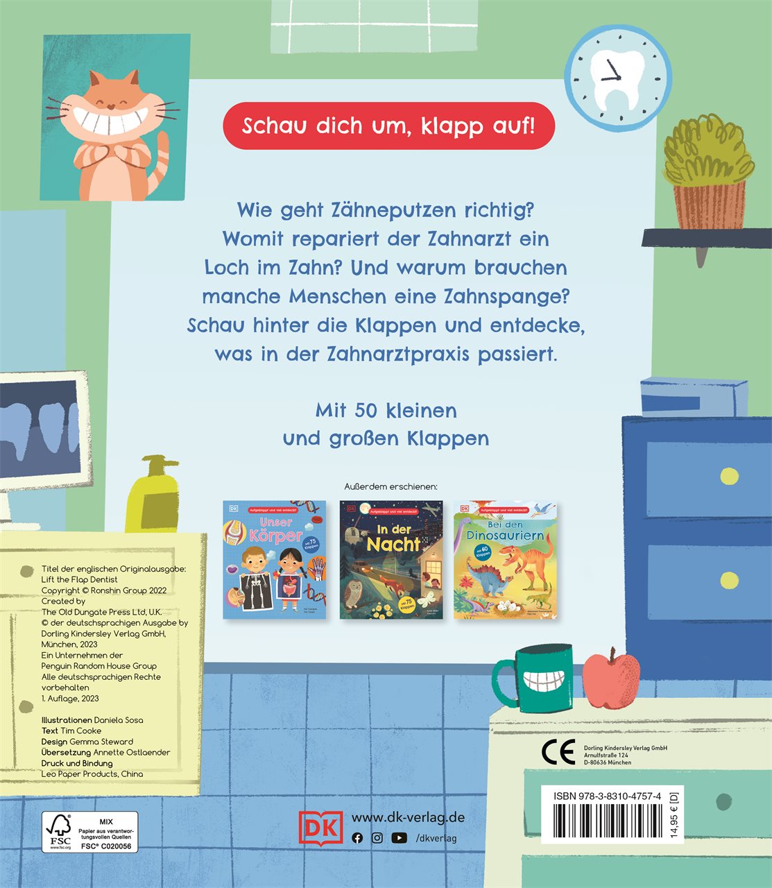 DK Verlag Dorling Kindersley 978-3-8310-4757-4 Aufgeklappt und viel entdeckt! Beim Zahnarzt (2)