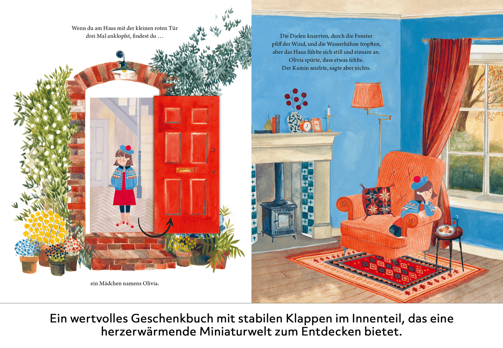 Das Haus mit der kleinen roten Tür Wintergeschichte für Kinder ab 4 Jahren für die We Grace Easton 9783737374224 Fischer ...