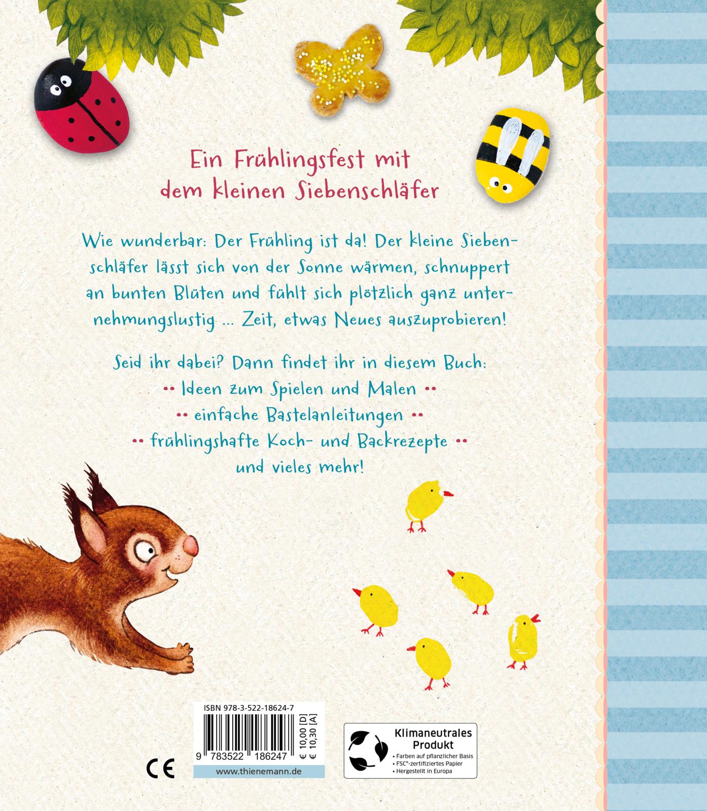 Der kleine Siebenschläfer: Das machen wir im Frühling! Bastel-Ideen und Rezepte Sabine Bohlmann 9783522186247 (2)