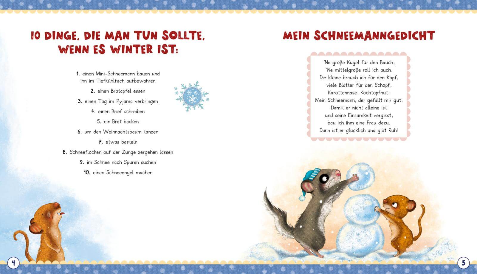 Der kleine Siebenschläfer: Das machen wir im Winter! Bastel-Ideen und Rezepte Sabine Bohlmann 9783522188555 Thienemann - ...