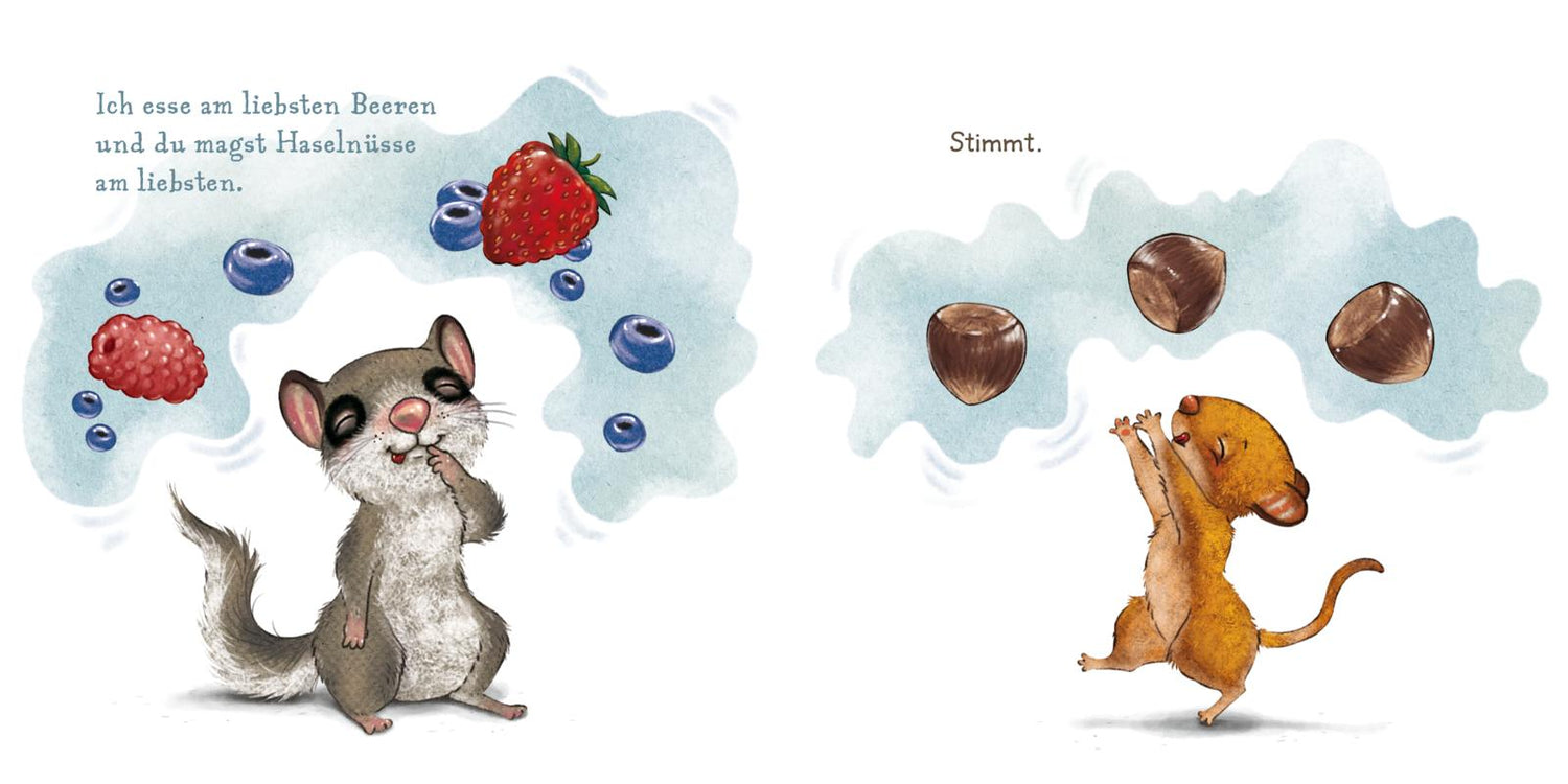 Der kleine Siebenschläfer: Wir beide passen richtig gut zusammen Pappebuch über Gemeinsamkeiten und Unterschiede (4)