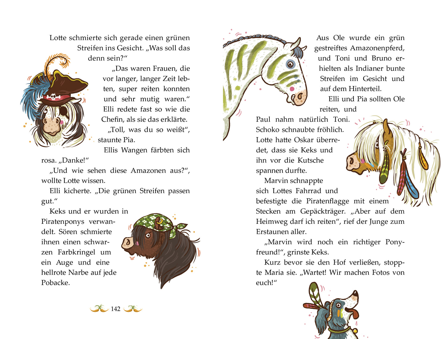 Die Haferhorde - Eins, zwei, Ponyzei! Band 11 der lustigen Ponyabenteuer für Kinder ab 8 Suza Kolb 9783734840326 (3)