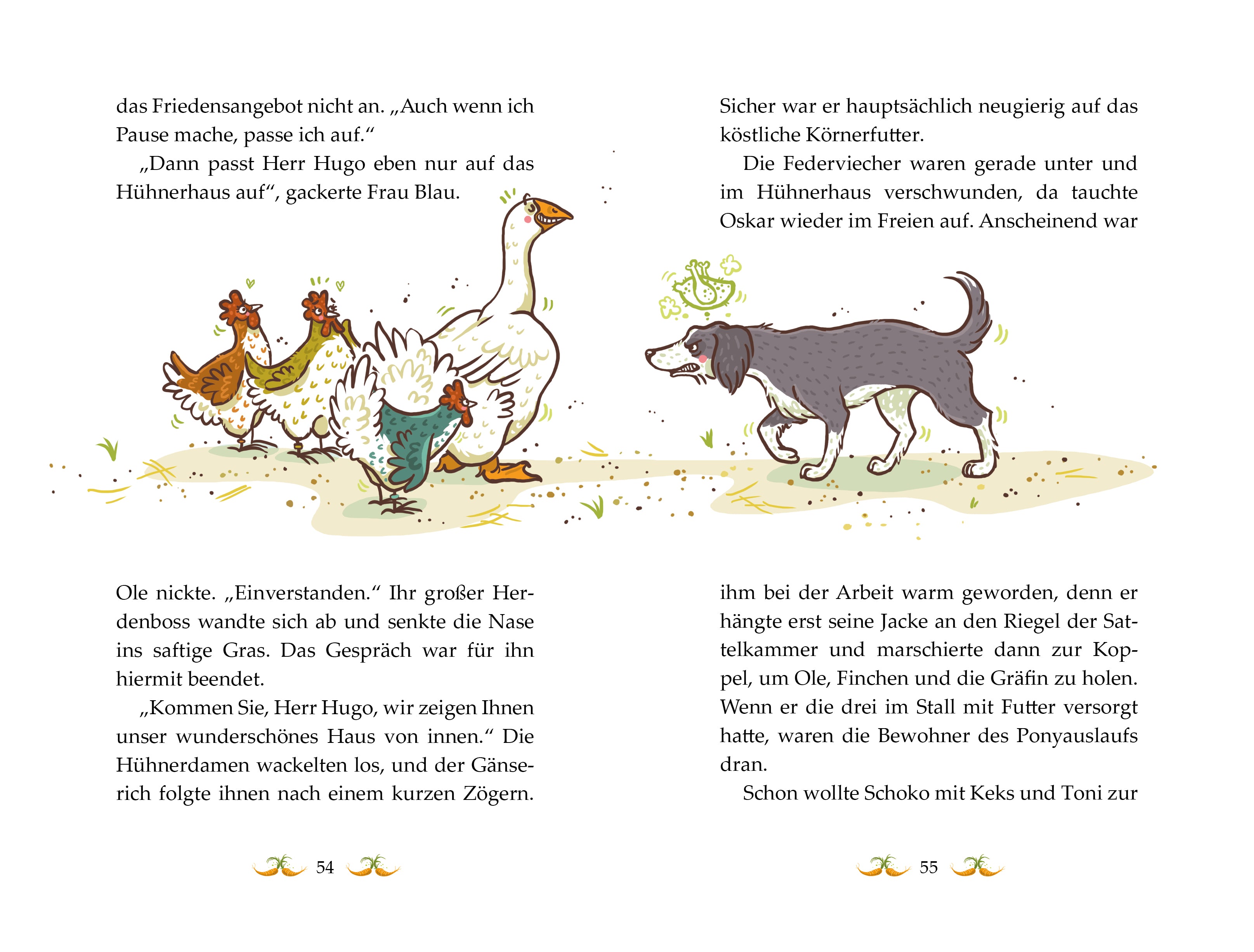 Die Haferhorde - Gans schön gefährlich! Band 19 der lustigen Pferdebuchreihe für Kinder ab Suza Kolb 9783734840449 (3)