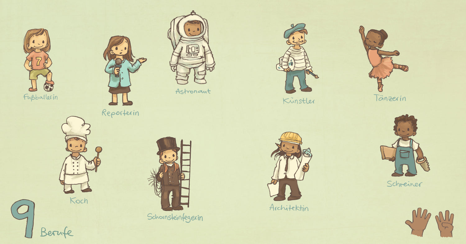 Die kleine Mini-Bibliothek der Zahlen - Ein Pappbilderbuch zum Zählenlernen (Die Mini-Bibliothek der Joëlle Tourlonias (2)