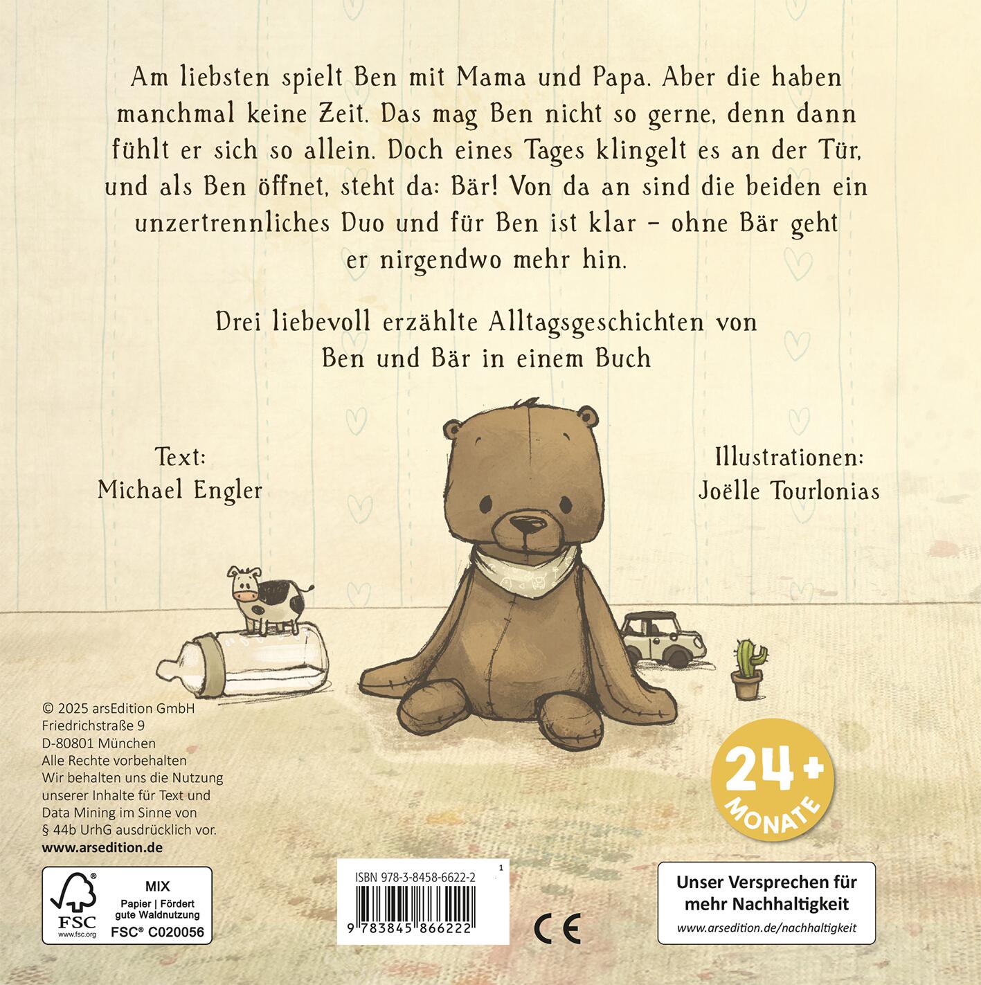 Die schönsten Geschichten von Ben und Bär Michael Engler 9783845866222 ArsEdition GmbH (2)