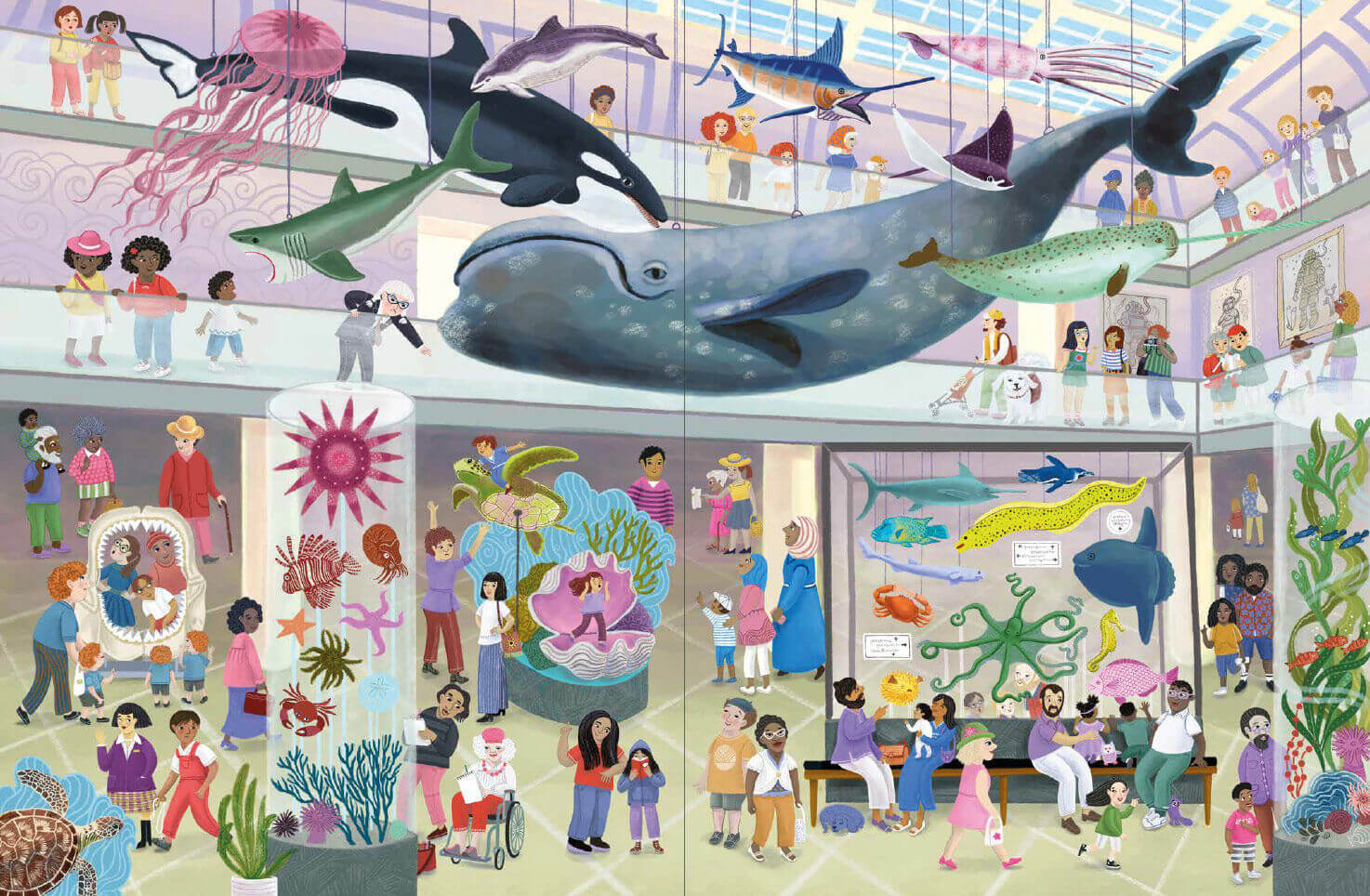 Ein Tag im Museum. Das Wimmelbuch Ein Pappbilderbuch für Kinder ab 3 Jahren Cynthia Cliff 9783791376080 Penguin Random Ho...