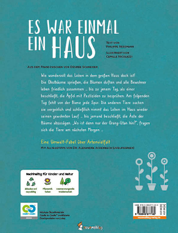 Es war einmal ein Haus Ein berührendes Bilderbuch in Form einer Fabel übe Philippe Nessmann 9783945677162 neunmalklug ver...