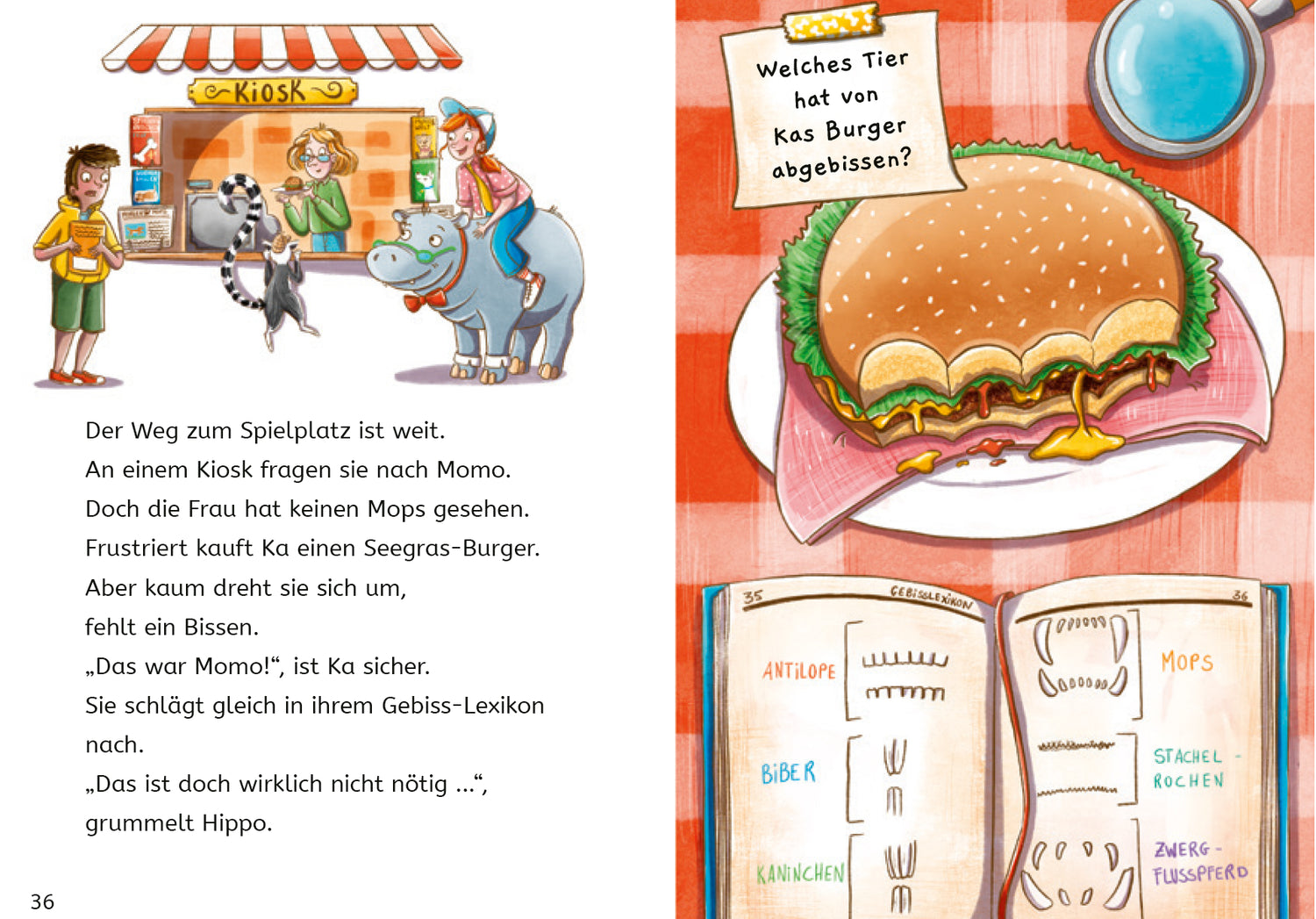 Fischer Sauerländer 978-3-7373-7284-8 Tierdetektive Hippo & Ka – Wer hat den Mops gemopst? (5)