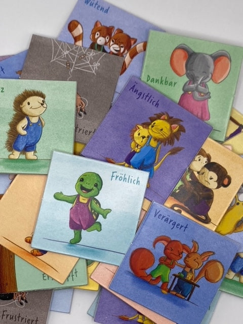 Gefühle erkennen und benennen Memo-Spiel Sermina Wallner 9783989422094 Waldschnecke Verlag (3)