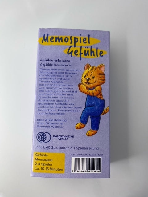 Gefühle erkennen und benennen Memo-Spiel Sermina Wallner 9783989422094 Waldschnecke Verlag (4)