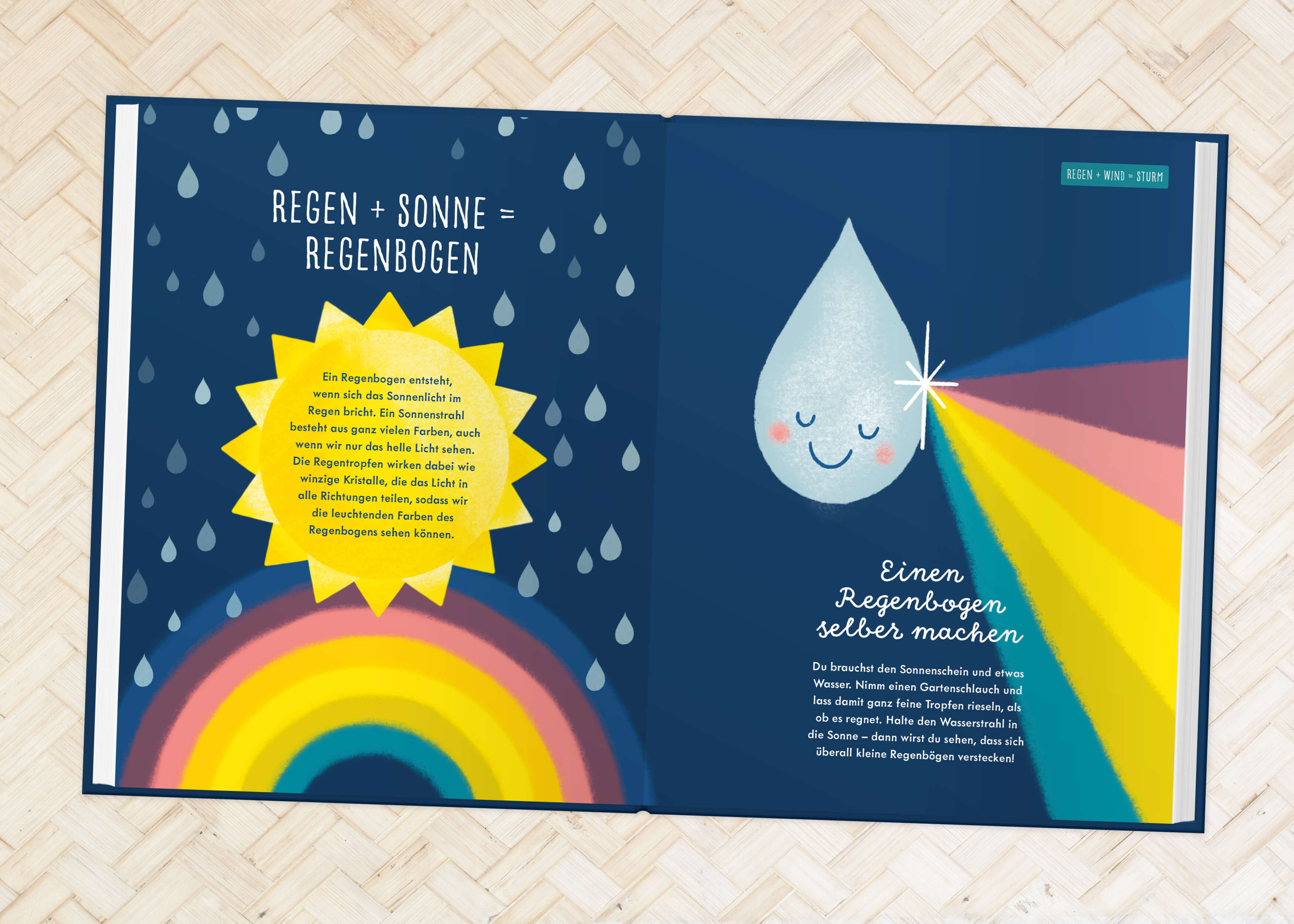 Geheime Rechenaufgaben der Natur Sonne + Regen = Regenbogen | Das etwas andere Kind Franziska Frey 9783690280259 FarbFux ...