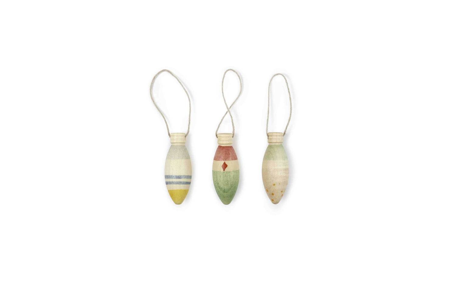 Grapat No. 6 Winter Sparkles – handbemalte Holzfiguren in Lampenform für kreatives Spielen