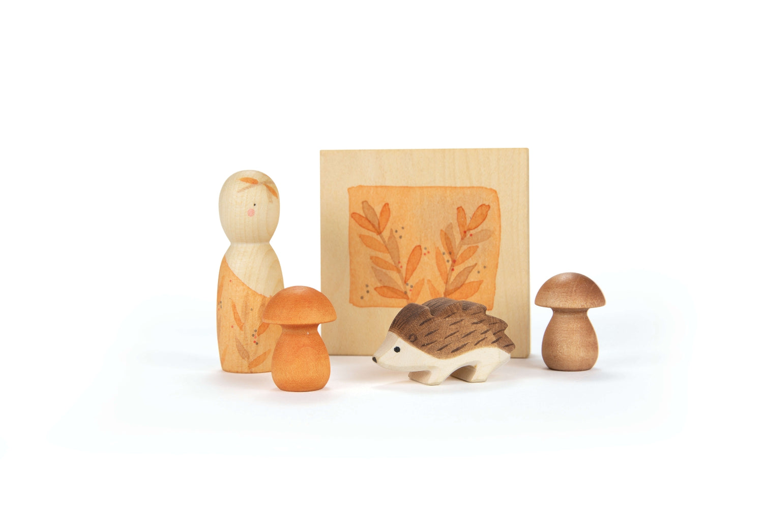 Grapat Hello Autumn! - limitierte Zusammenarbeit mit Ostheimer, Set mit Nin, Pilzen und Igel