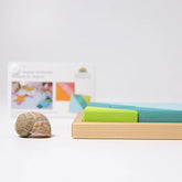 Grimm’s Tangram in Türkis - geometrisches Holzpuzzle mit 7 Teilen für kreatives Lege- und Denkspiel