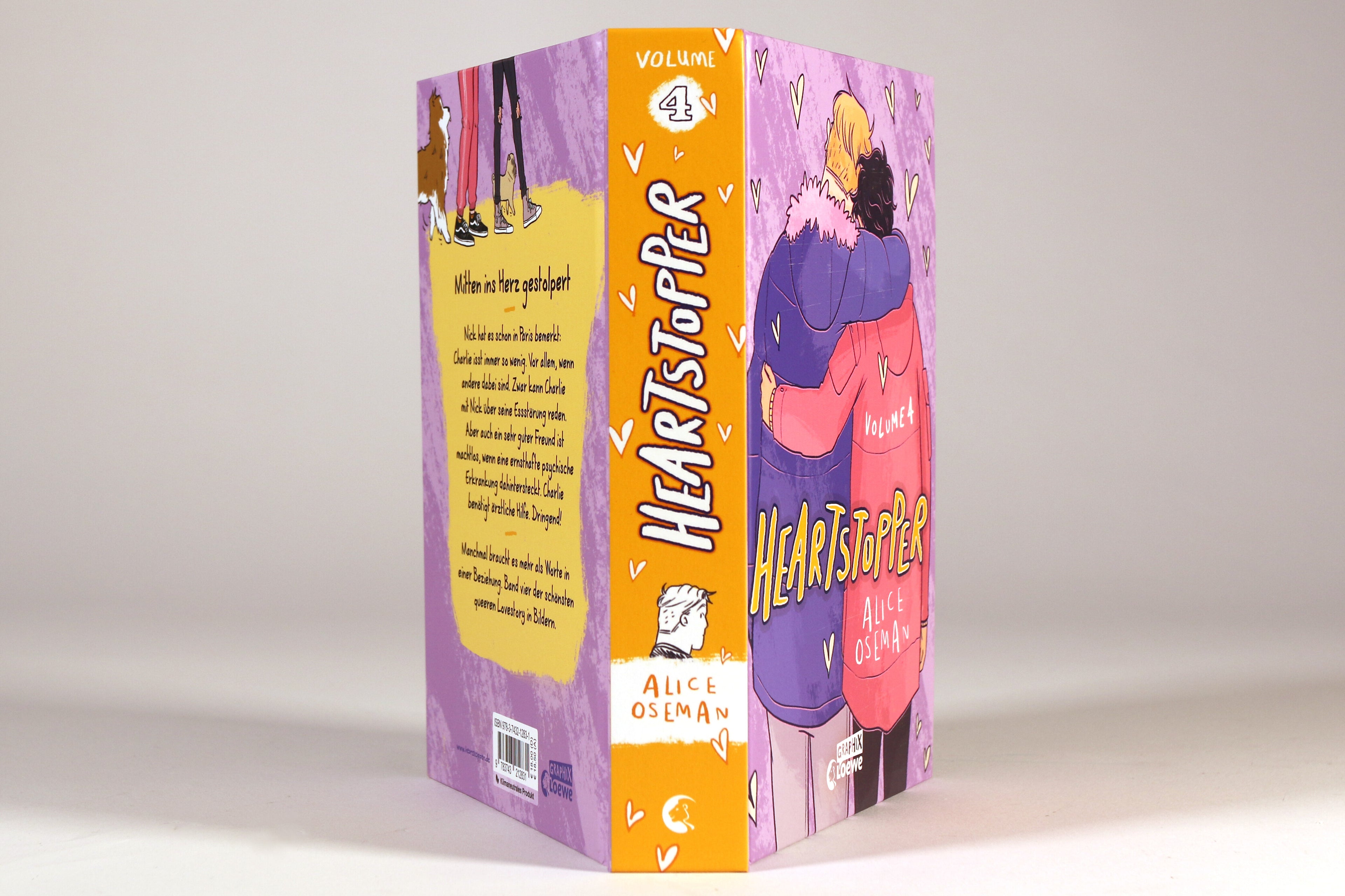 Heartstopper Volume 4 (deutsche Hardcover-Ausgabe) Lies, wie die schönste Liebesgeschichte des Jahres Alice Oseman (4)