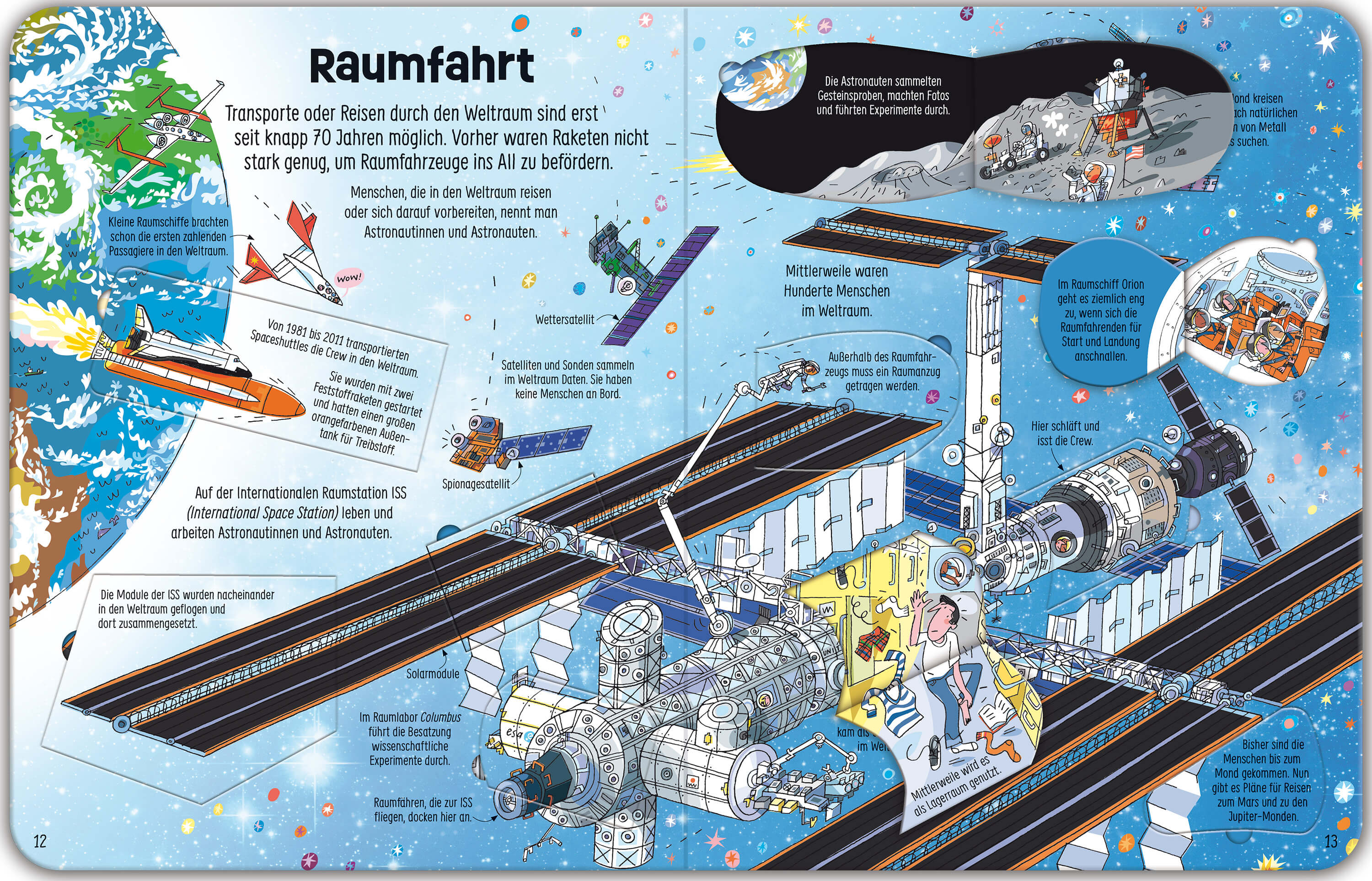 Ich weiß mehr! Abenteuer Weltraum Vom Urknall bis zur Raumfahrt – Wissen zu Sternen, Katie Daynes 9781035704583 Usborne i...