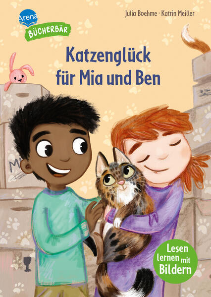Katzenglück für Mia und Ben Der Bücherbär: Vorschule. Lesen mit Bildern zum Vo Julia Boehme 9783401722047 Arena Verlag Gm...