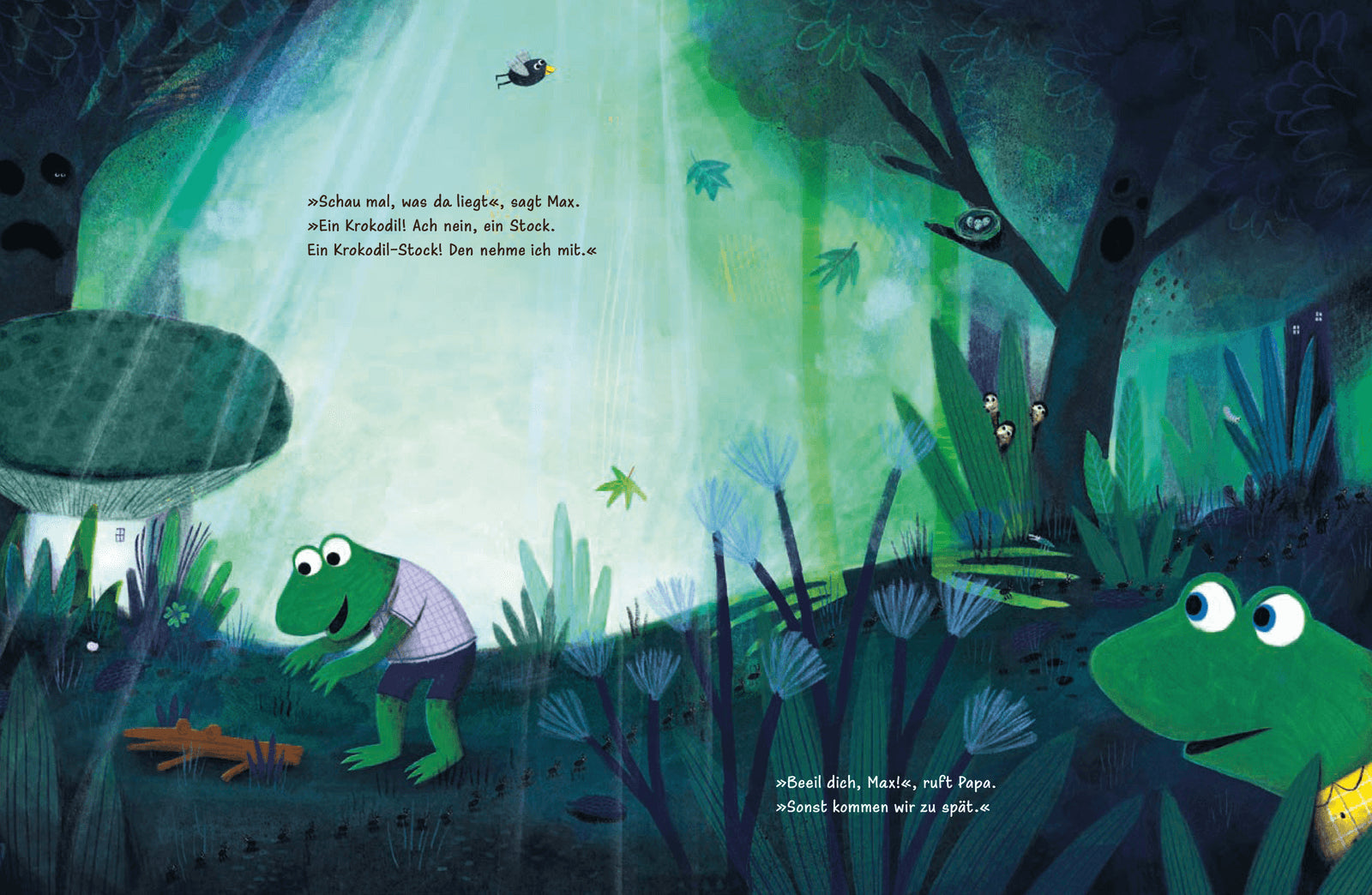 Komm mit, kleiner Frosch Liebevolles Bilderbuch zum Vorlesen für Kinder ab Loes Riphagen 9783737374293 Fischer Sauerländ...
