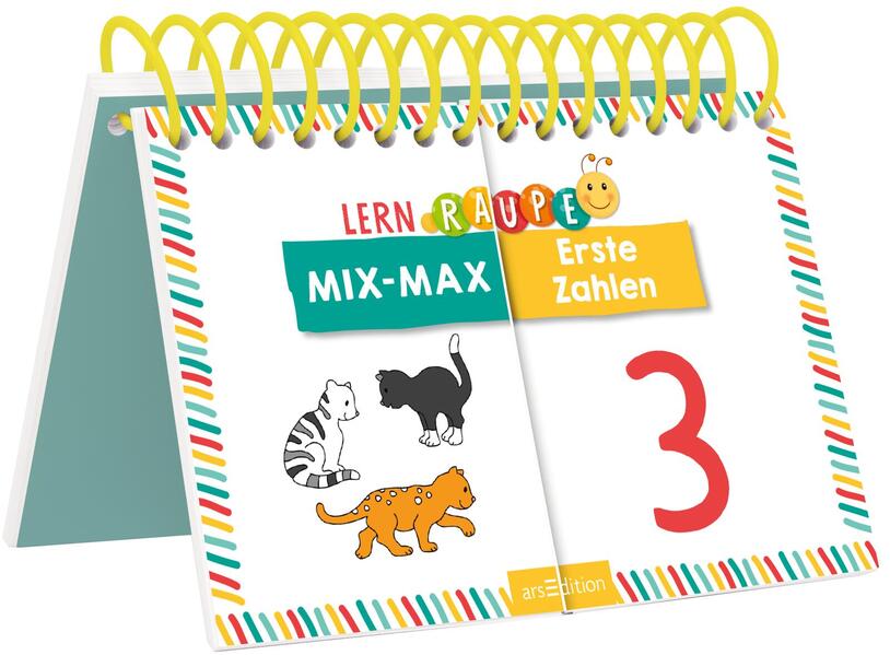 Lernraupe – Mix-Max Erste Zahlen Spielend lernen 9783845861722 ArsEdition GmbH (1)