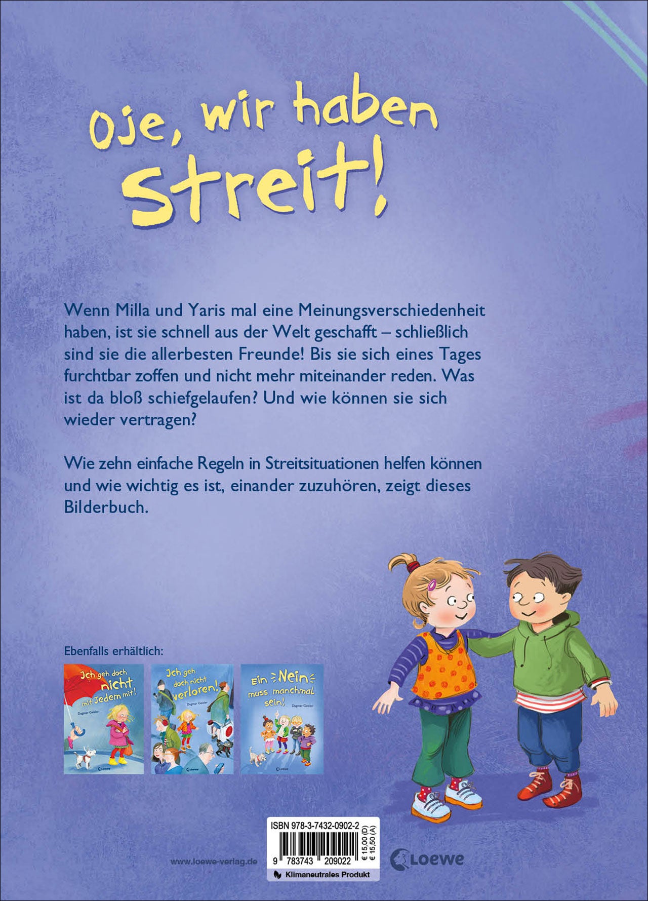 Loewe 978-3-7432-0902-2 Oje, wir haben Streit! Ein altersgerechtes Sachbuch über Streiten und Ver (2)