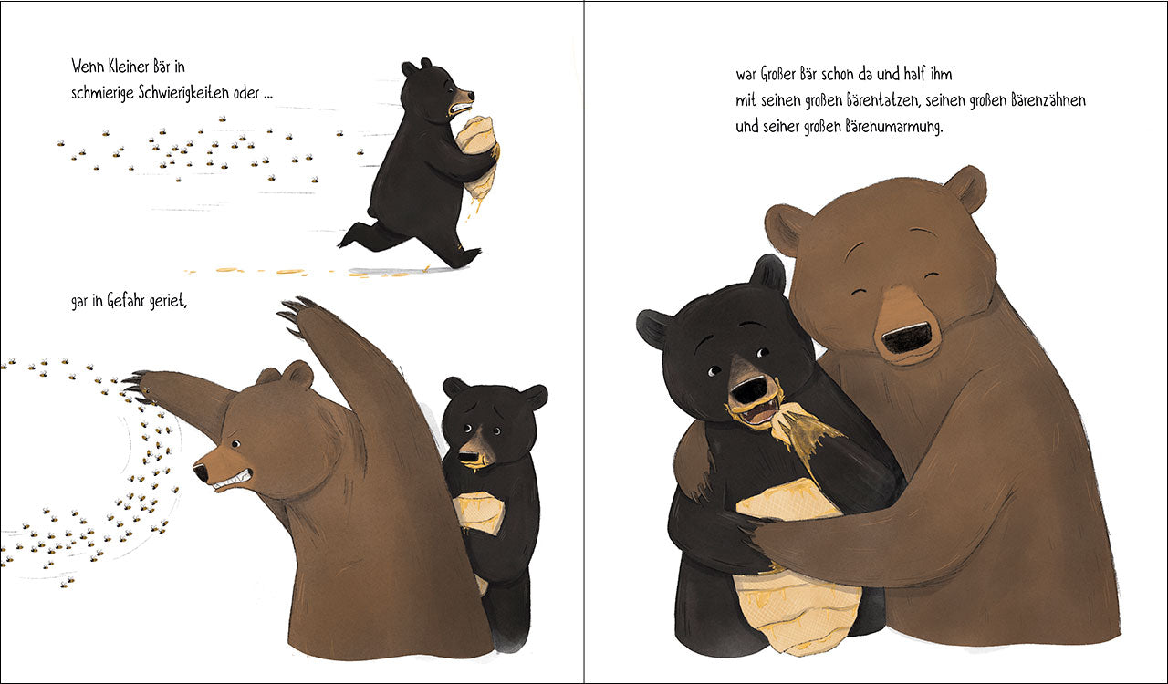 Loewe 978-3-7432-1667-9 Was ist los mit dir, Großer Bär? Liebevolles Bilderbuch über Traumata und PTBS - gi (3)